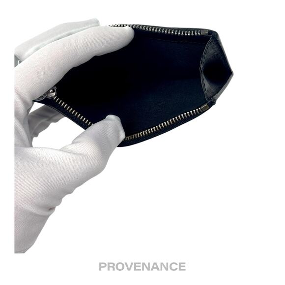 🔴 BURBERRY LONDON ENGLAND Zip Card Holder Wallet - Black - Picture 7 of 9